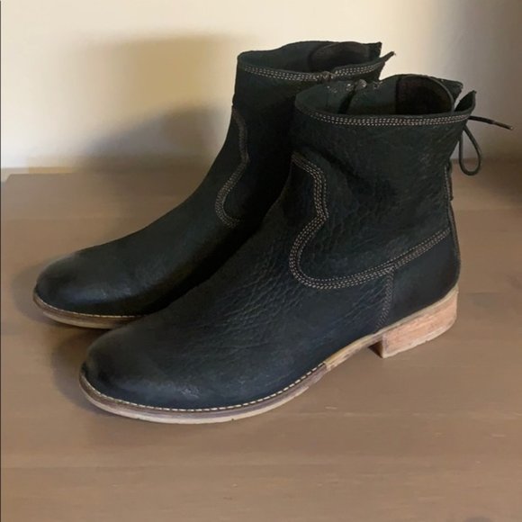 Josef Seibel Black Leather Booties - Women’s Size 42 - Picture 2 of 7